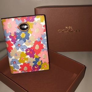 Coach Floral Passport Case